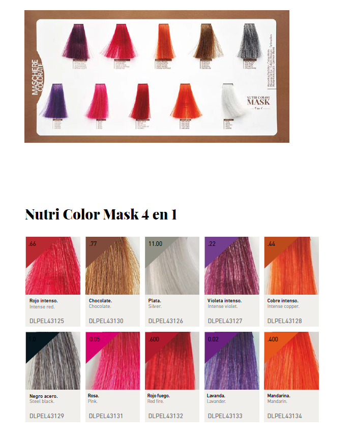 NUTRI COLOR MASK 4EN1 120ML - DESIGN LOOK