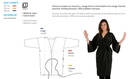 KIMONO NEGRO TALLA UNICA - EUROSTIL
