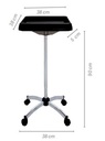 CARRITO MOD.JOLLY III NEGRO 38X38X90          