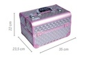 MALETIN ALUMINIO PARA UTILES ROSA - EUROSTIL
