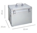 MALETA ALUMINIO 32 X 25 X 26 - EUROSTIL