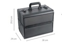 MALETA PVC ALUMINIO NEGRA 36 X 24 X 29,5 - EUROSTIL