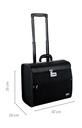 MALETIN TROLLEY NEGRO 42X20X35                