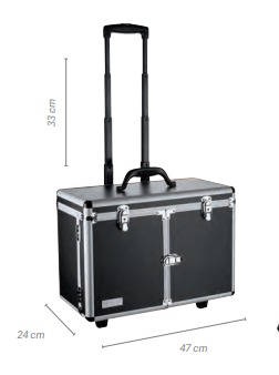 MALETA TROLLEY NEGRA 47X24X33CM - EUROSTIL