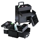 MALETA TROLLEY 4 CUERPOS NEGRA 37X24,5X70,5CM 