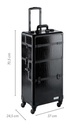 MALETA TROLLEY 2 CUERPOS NEGRA 70.5 x 34.5 x 37CM - EUROSTIL