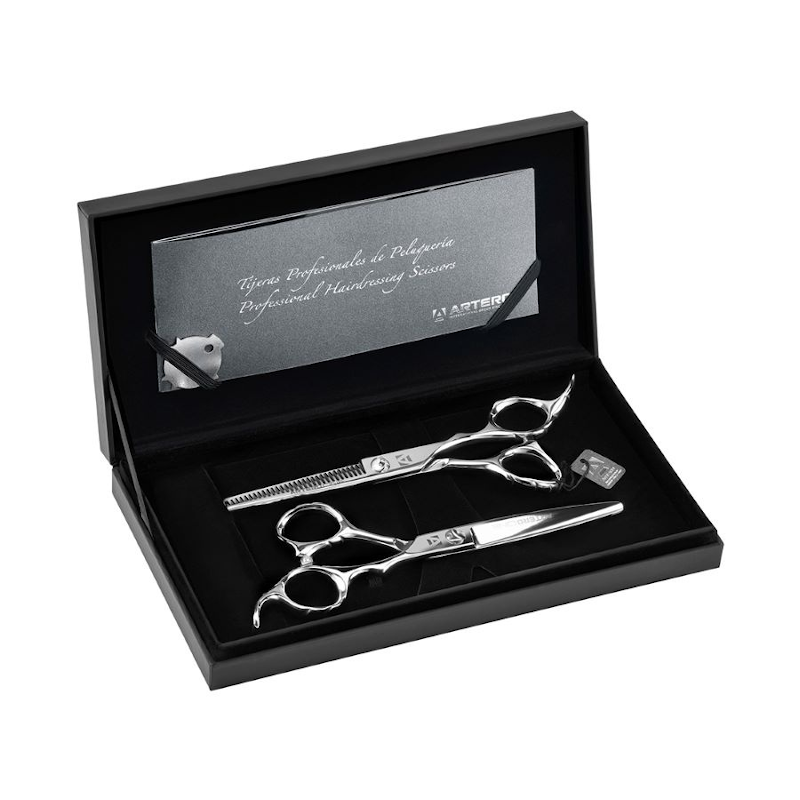 SET TIJERAS ONE CORTE 6" + ESCULPIR 6" - ARTERO