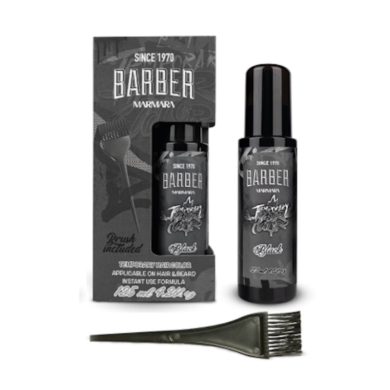 COLOR TEMPORAL NEGRO BARBA & PELO 125ML - MARMARA