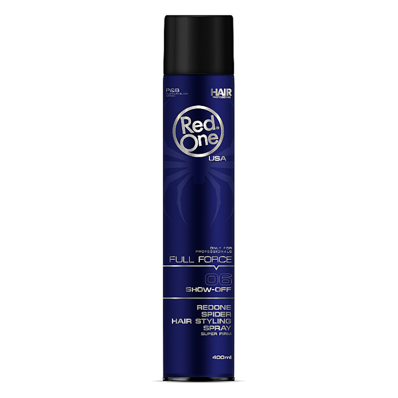 LACA FIJACIÓN FUERTE FULL FORCE SHOW-OFF 400ML - RED ONE