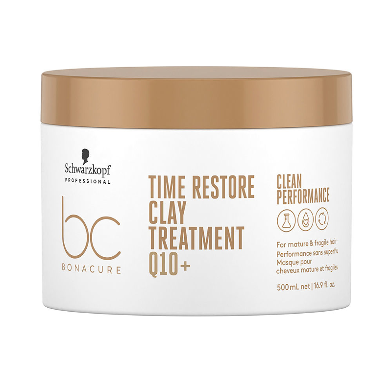 TRATAMIENTO BC TIME RESTORE CLAY Q10+ 500ML - SCHWARZKOPF