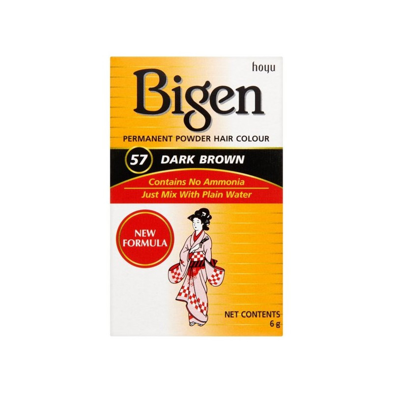 TINTE PERMANENTE Nº57 DARK BROWN - BIGEN