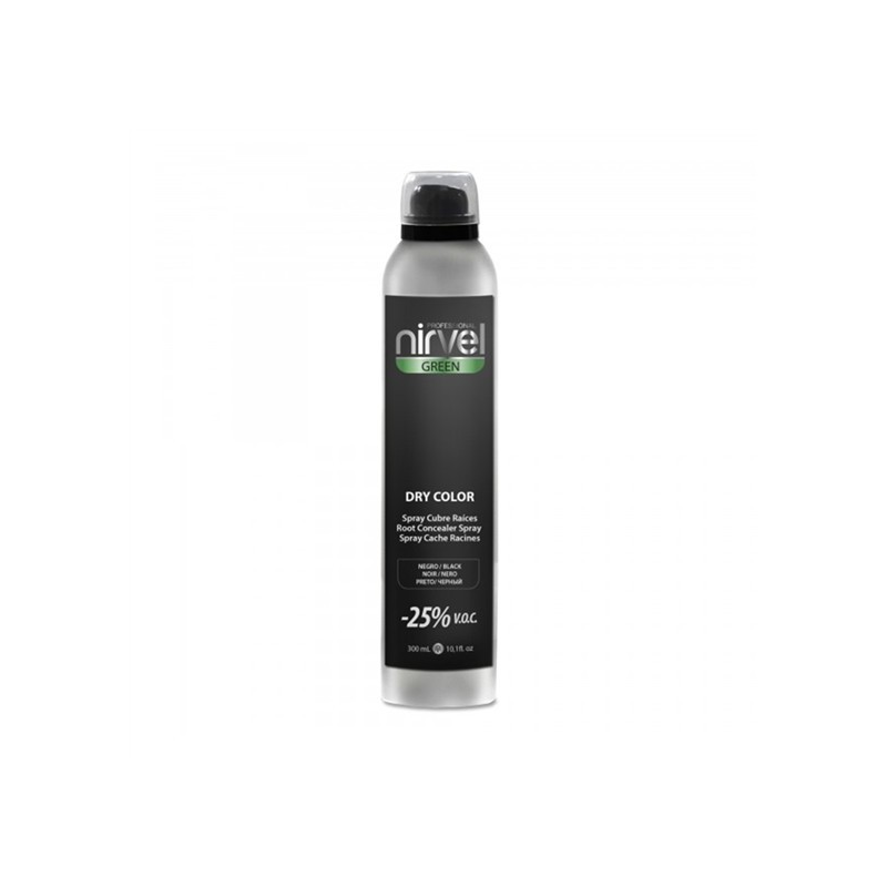 CUBRE RAICES NEGRO 300ML - NIRVEL