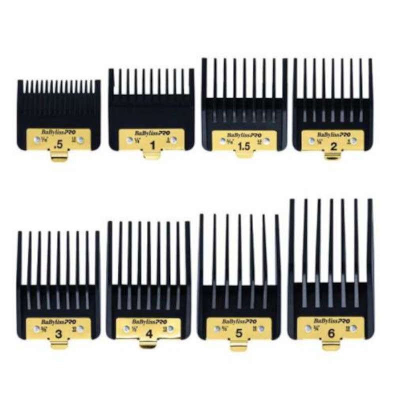 PACK 8 PEINES PREMIUM ORO - BABYLISS PRO