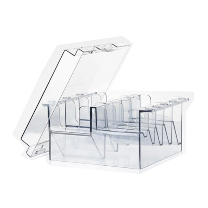 ORGANIZADOR TRANSPARENTE 8 PEINES - ZZ MEN