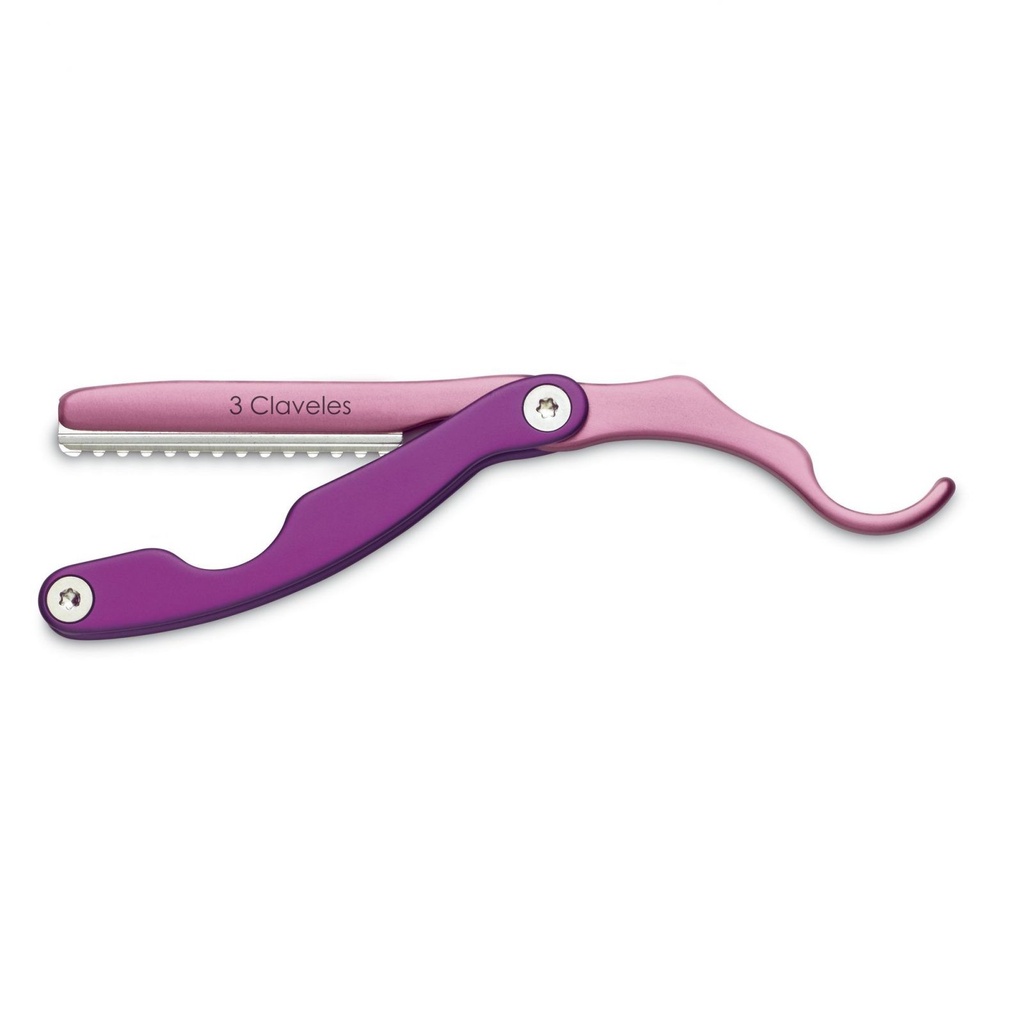 NAVAJA HOJA INTERCAMBIABLE ROSA - 3 CLAVELES