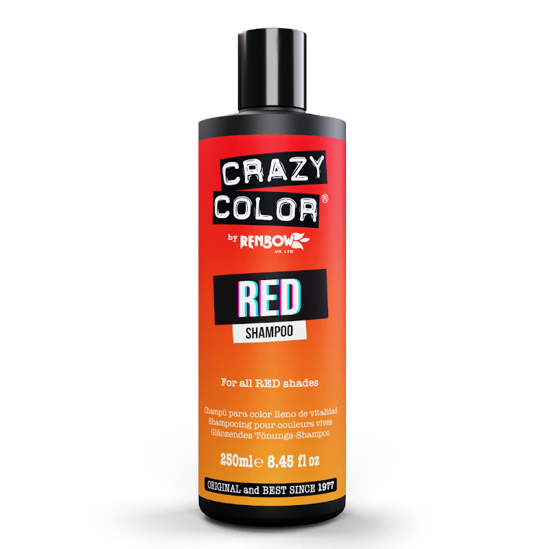 CHAMPU ROJO 250ML - CRAZY COLOR