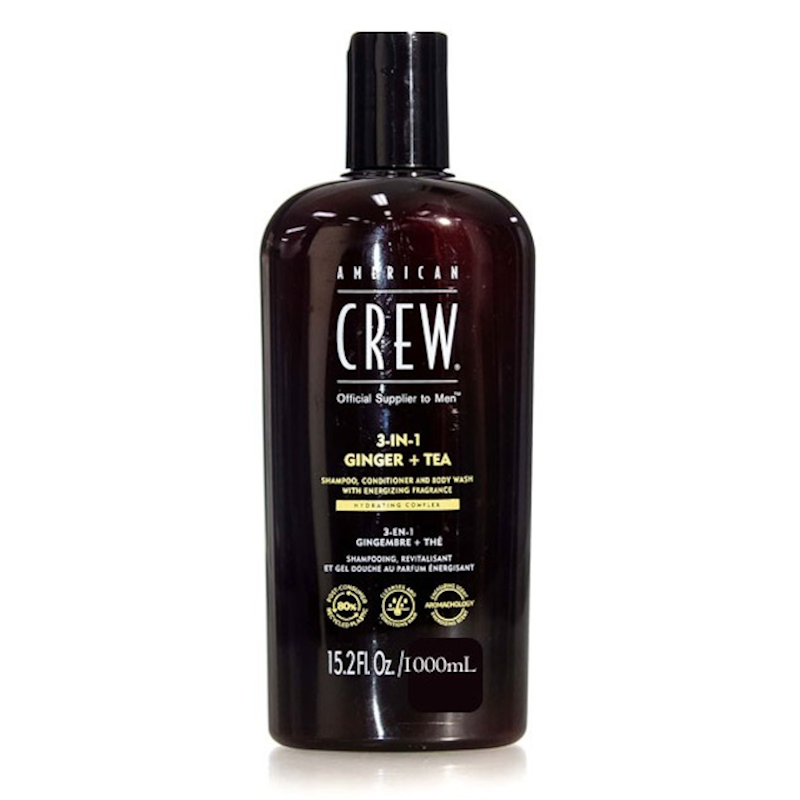 3 EN 1 ENERGIZING 1000ML CHAMPU/ ACON/ GEL- AMERICAN CREW