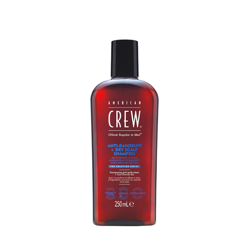CHAMPU ANTICASPA + CUERO CABELLUDO SECO 250ML - AMERICAN CREW