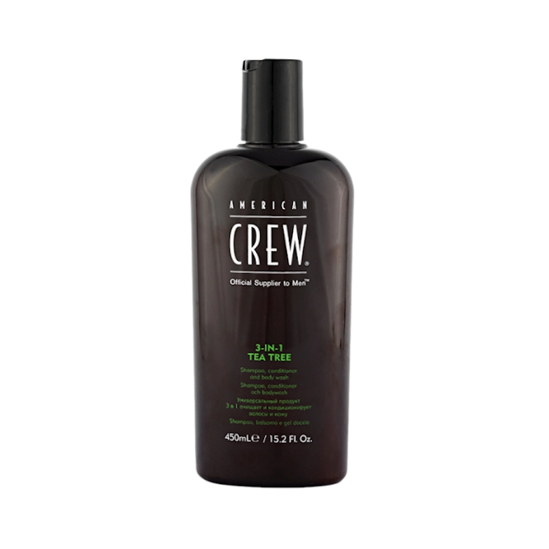 3 EN 1 ARBOL DEL TÉ 450ML CHAMPU/ ACON/ GEL- AMERICAN CREW