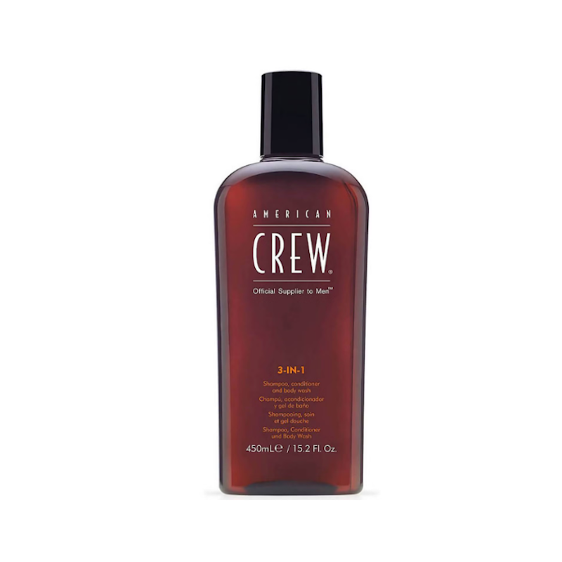 3 EN 1 450ML CHAMPU/ ACON/ GEL- AMERICAN CREW