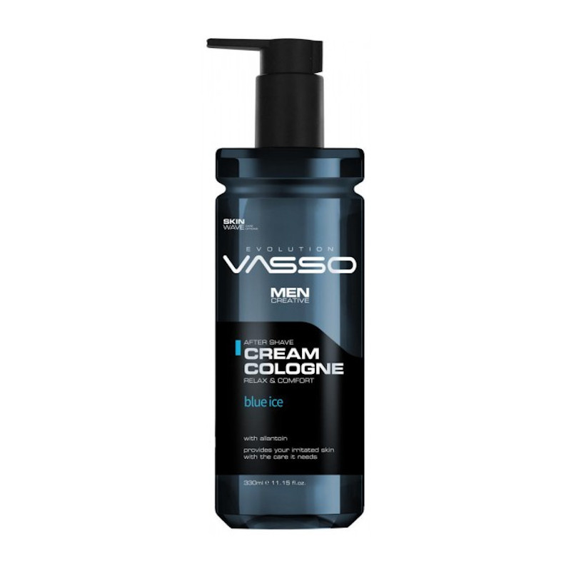 AFTER SHAVE CREAM & COLOGNE BLUE ICE 330ML - VASSO