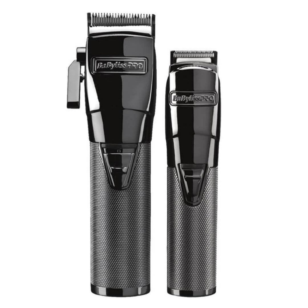PACK CLIPPER + TRIMMER GUNSTEELFX - BABYLISS PRO