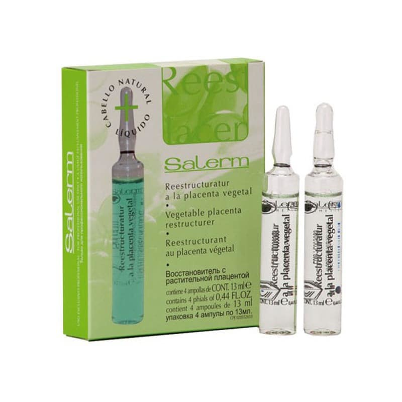 TRATAMIENTO REESTRUCTURANTE A LA PLACENTA VEGETAL 8 ESTUCHES 4X13ML - SALERM