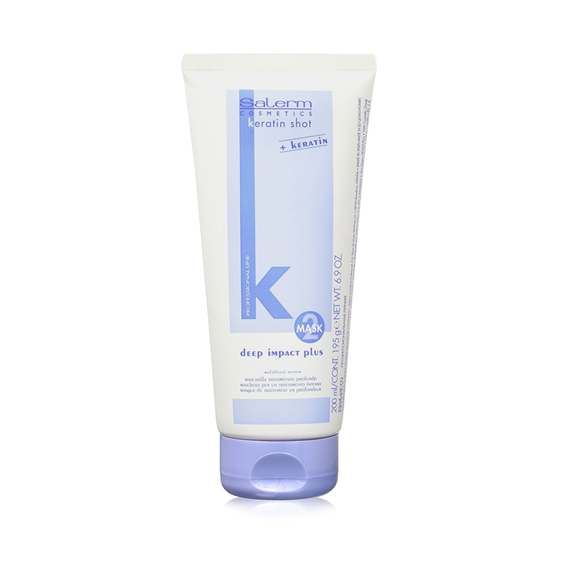 MASCARILLA DEEP IMPACT PLUS KERATIN SHOT 200ML - SALERM