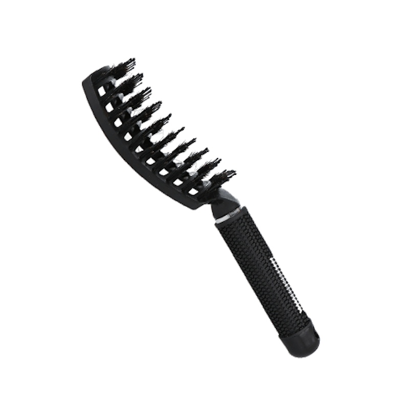 CEPILLO VENT CURVO DOBLE NYLON NEGRO - EUROSTIL