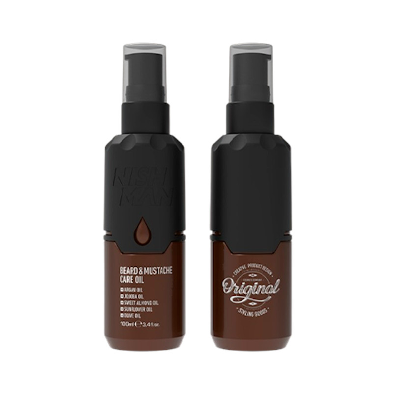 ACEITE BARBA Y MOSTACHO 100ML - NISHMAN