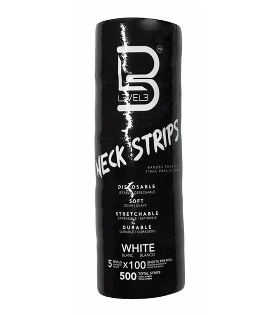 5 ROLLOS PAPEL CUELLO NEGRO- L3VEL3