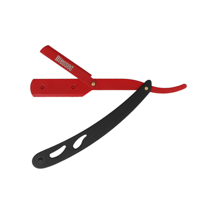 NAVAJA CARRIL MANGO METAL ROJA - BLESSED