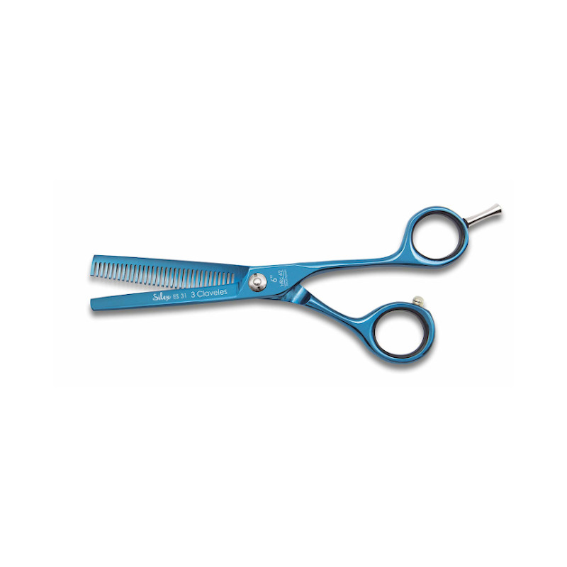 TIJERA ESCULPIR 6.0" SILEX AZUL - 3 CLAVELES