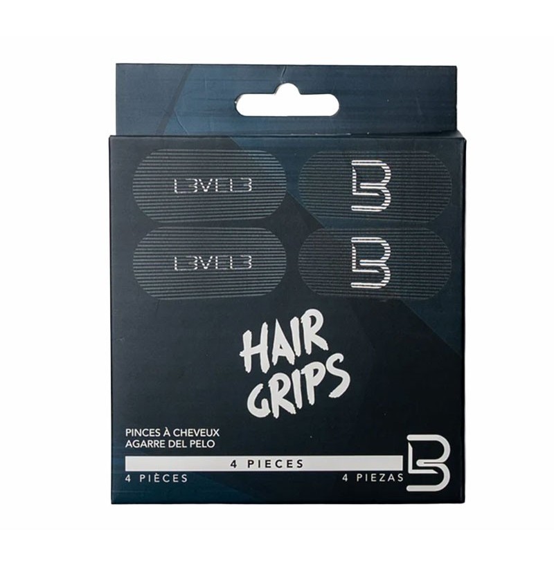 4 HAIR GRIPS - L3VEL3