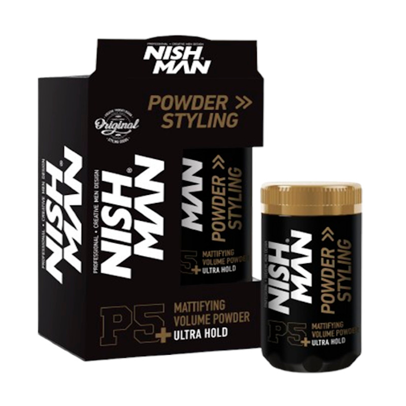 POLVOS VOLUMEN MATE ULTRA FUERTE GOLD 20G - NISHMAN