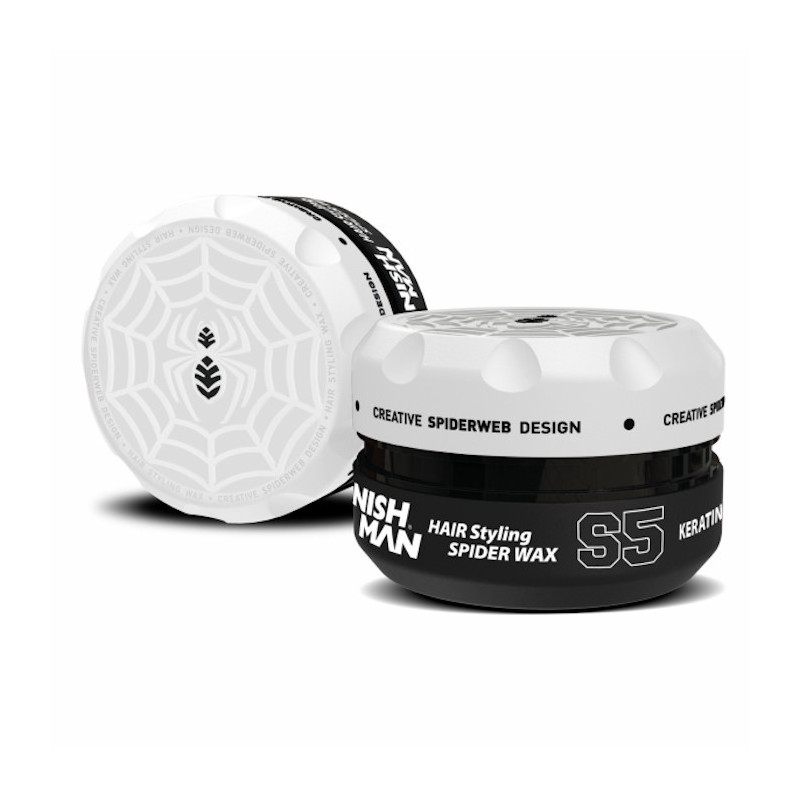 CERA SPIDER WAX S5 KERATIN BLANCA 150ml - NISHMAN
