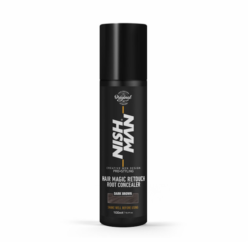 SPRAY COLOR DARK BROWN MAGIC 100ml - NISHMAN