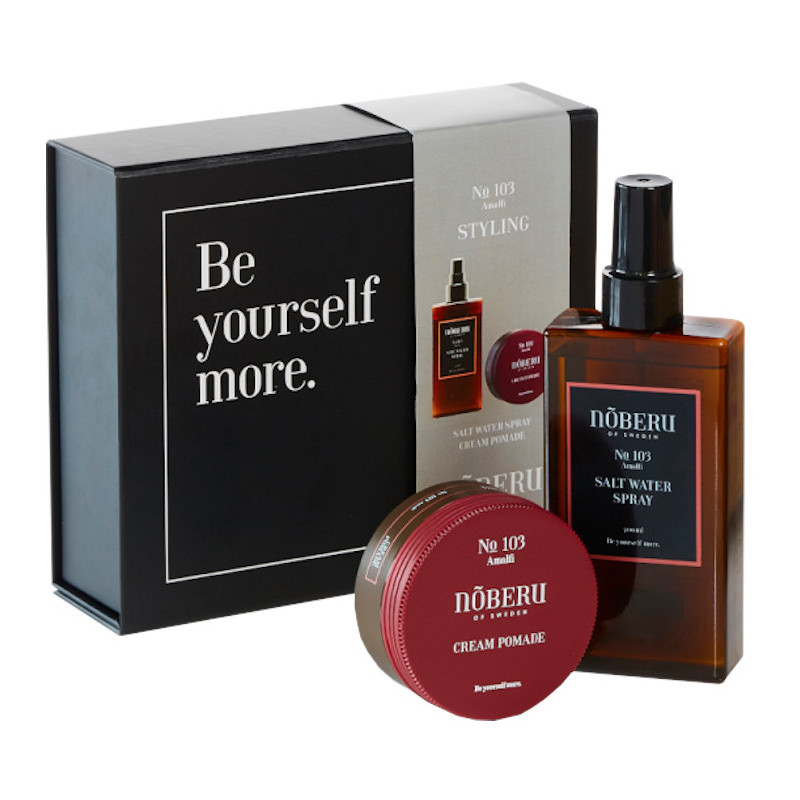 ESTUCHE REGALO CREAM POMADE + SALT WATER - NOBERU