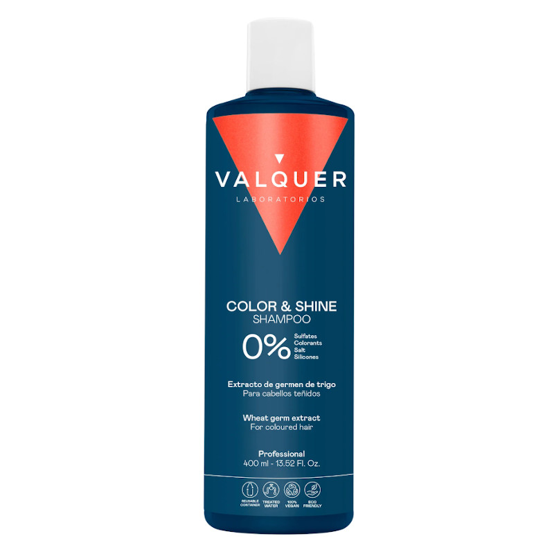 CHAMPÚ POTENCIADOR COLOR Y BRILLO 400 ml - VALQUER