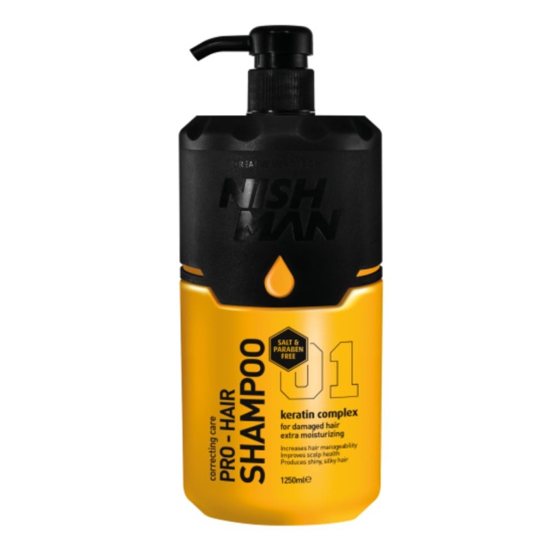 CHAMPÚ CABELLO SIN SAL/PARABENOS 1250ml - NISHMAN 
