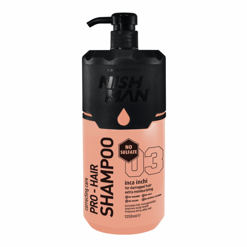 CHAMPÚ SIN SAL/SULFATOS INCA INCHI 1250ml - NISHMAN