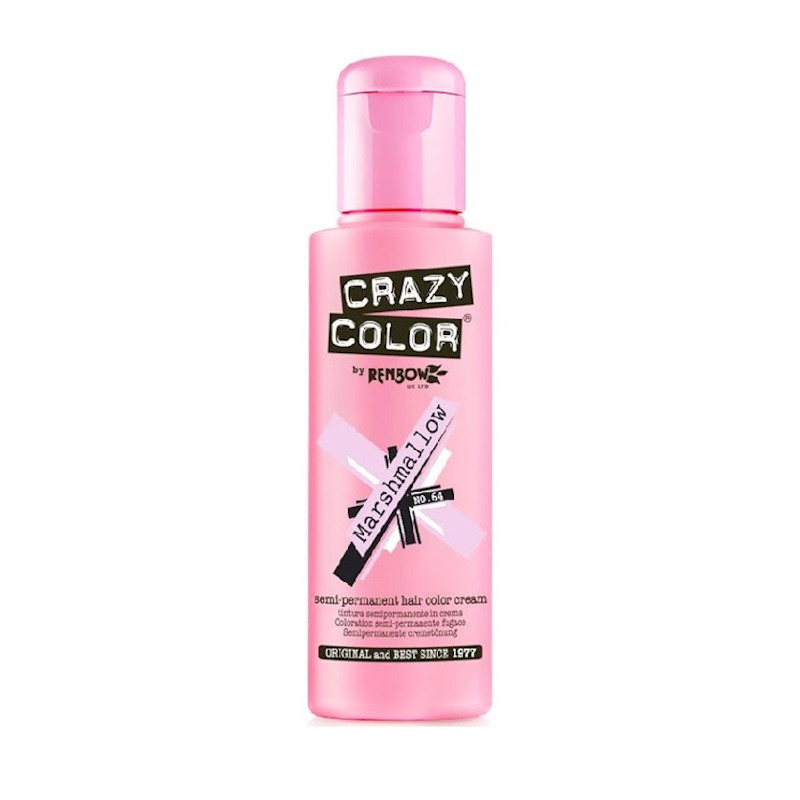 TINTE SEMIPERMANENTE Nº64 MARSHMALLOW 100ml - CRAZY COLOR