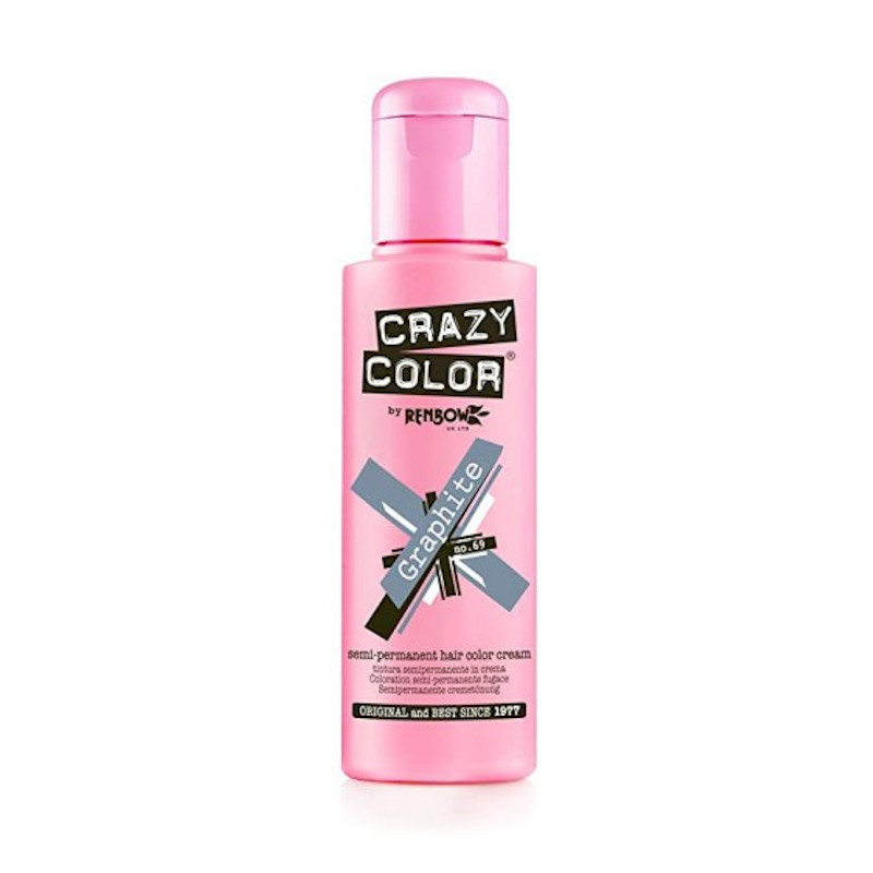 TINTE SEMIPERMANENTE Nº69 GRAPHITE 100ml - CRAZY COLOR