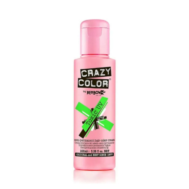 TINTE SEMIPERMANENTE Nº79 TOXIC NEON 100ml - CRAZY COLOR