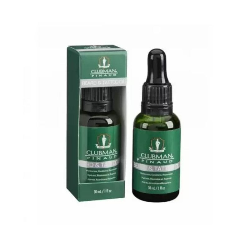ACEITE BARBA Y TATUAJES 30ml - CLUBMAN PINAUD