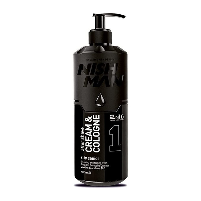 AFTER SHAVE CREAM/COLOGNE CITY SENIOR 400ml - NISHMAN