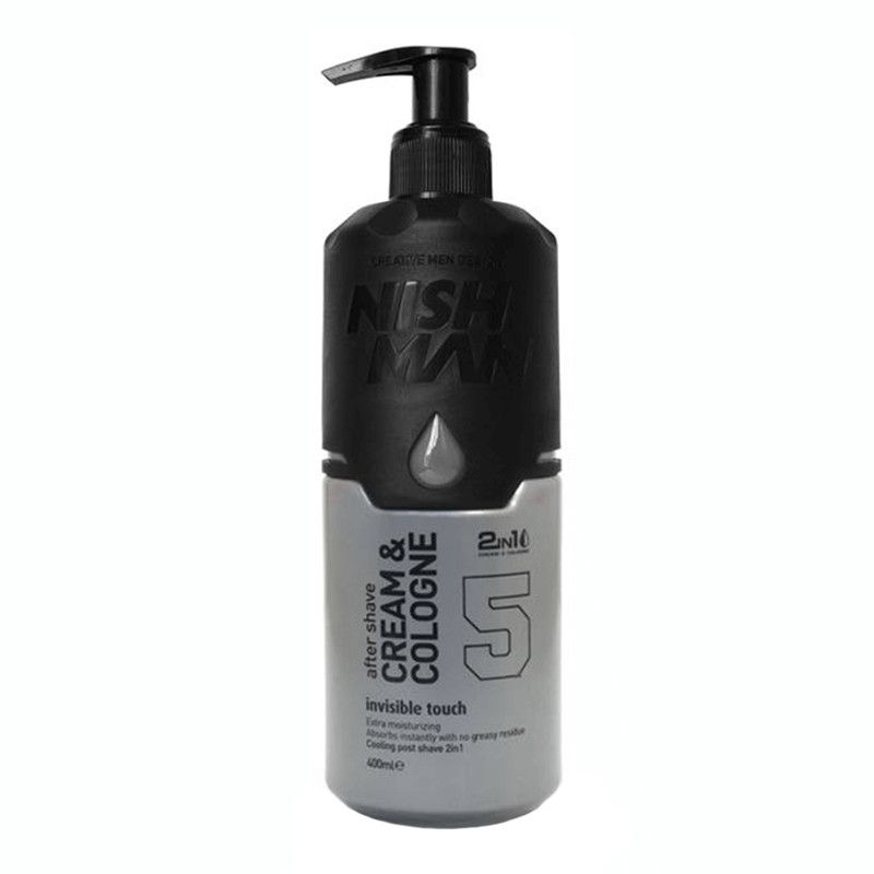 AFTER SHAVE CREAM & COLOGNE INVISIBLE 400ml - NISHMAN