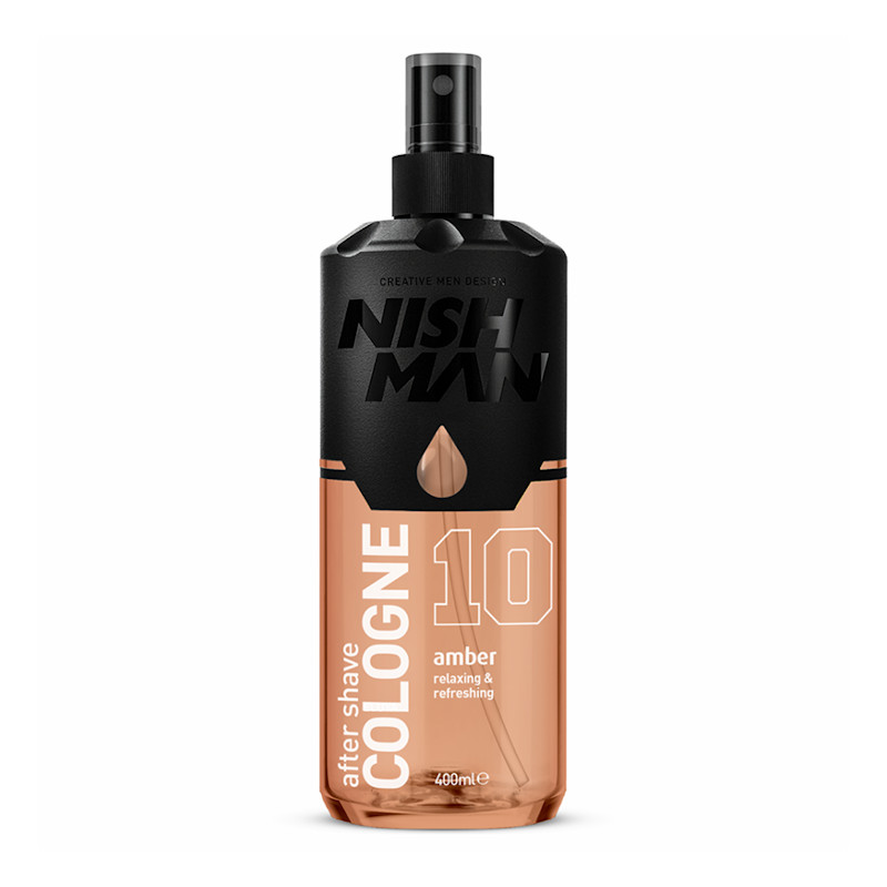 AFTER SHAVE COLONIA 10 AMBER 400ml - NISHMAN