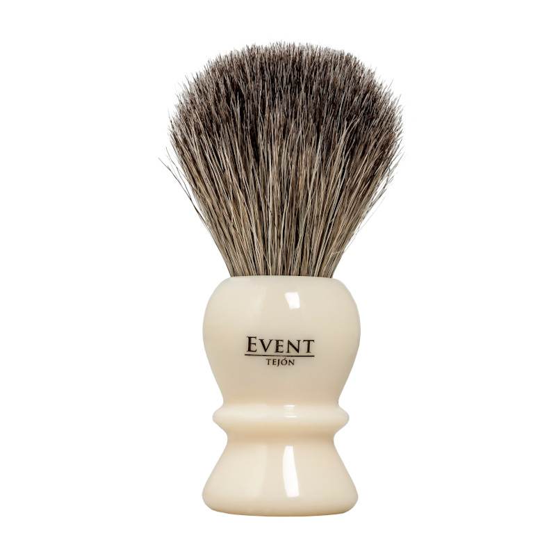 BROCHA AFEITAR TEJÓN GRIS MARFIL - EVENT