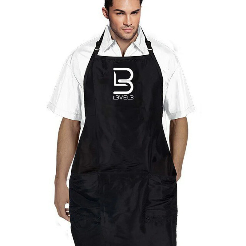 DELANTAL BARBERO NEGRO APRON - L3VEL3